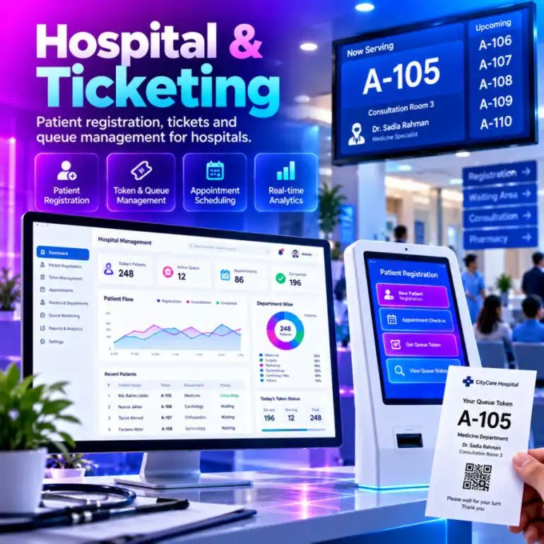 Hospital & Ticketing