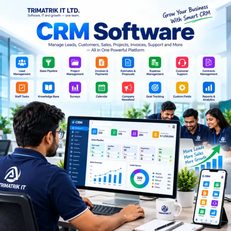 TRIMATRIK CRM Software & Project Management Price in Bangladesh